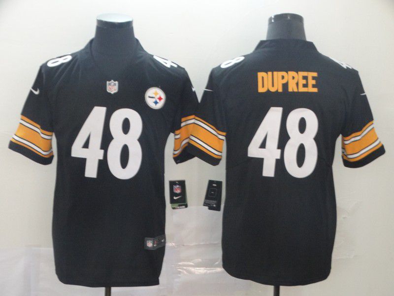 Men Pittsburgh Steelers #48 Dupree Black Nike Vapor Untouchable Limited Player NFL Jerseys